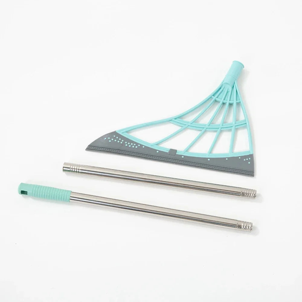 Multi-Purpose Silicone Scraper Broom – Window, Floor & Bathroom Cleaning Tool