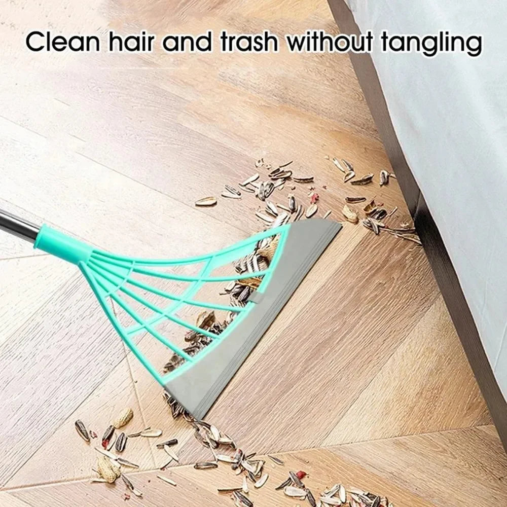 Multi-Purpose Silicone Scraper Broom – Window, Floor & Bathroom Cleaning Tool