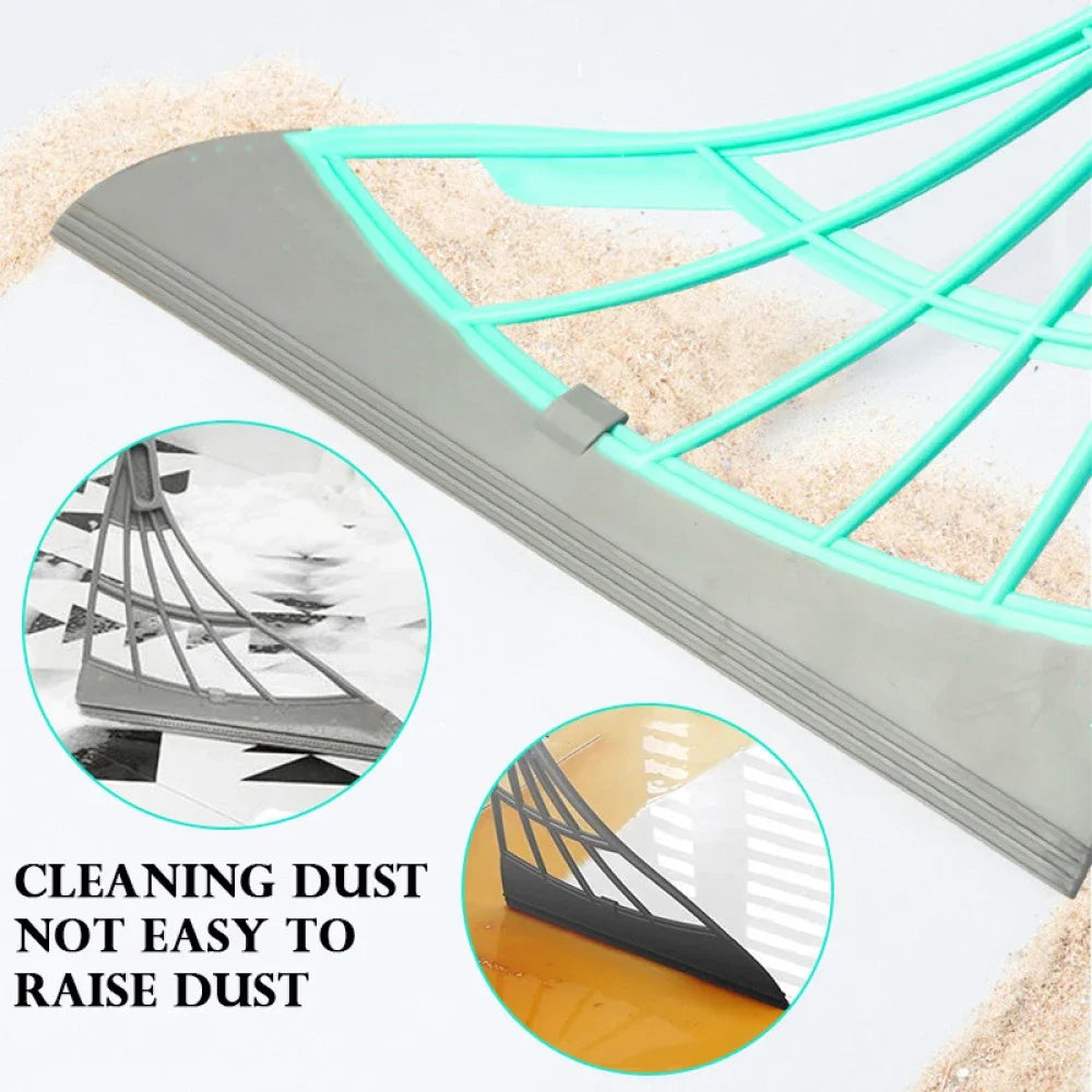 Multi-Purpose Silicone Scraper Broom – Window, Floor & Bathroom Cleaning Tool