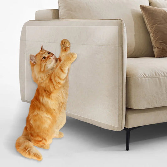 Self-Adhesive Cat Scratch Protector – Trimmable Furniture Guard for Sofas & Chairs