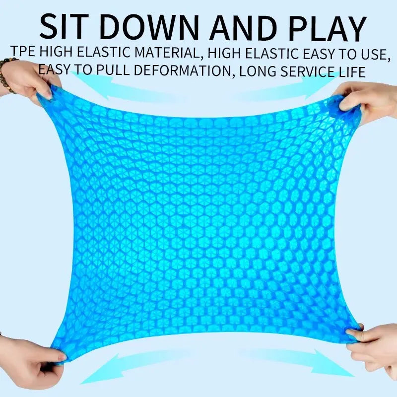 Gel Seat Cushion - Breathable Honeycomb Design for Pain Relief & All-Day Comfort