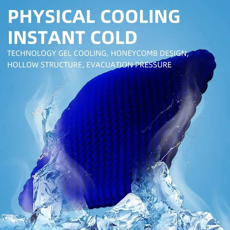 Gel Seat Cushion - Breathable Honeycomb Design for Pain Relief & All-Day Comfort
